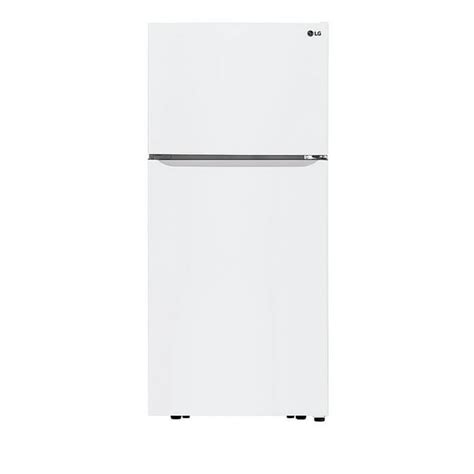 Lg Ltcs20020w 202 Cu Ft Top Freezer Refrigerator White Walmart