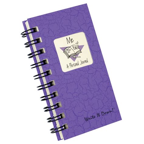 Me A Personal Mini Journal Purple Journals Unlimited Inc