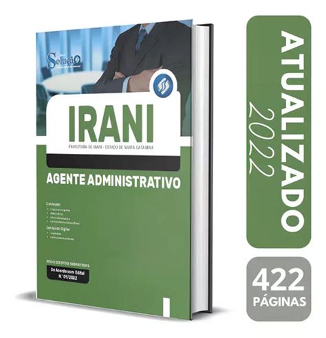 Apostila Prefeitura De Irani Sc Agente Administrativo De