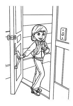 Riley Divertidamente Para Colorir - Desenho de Riley Andersen Divertidamente para Colorir