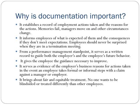 Documentation Presentation