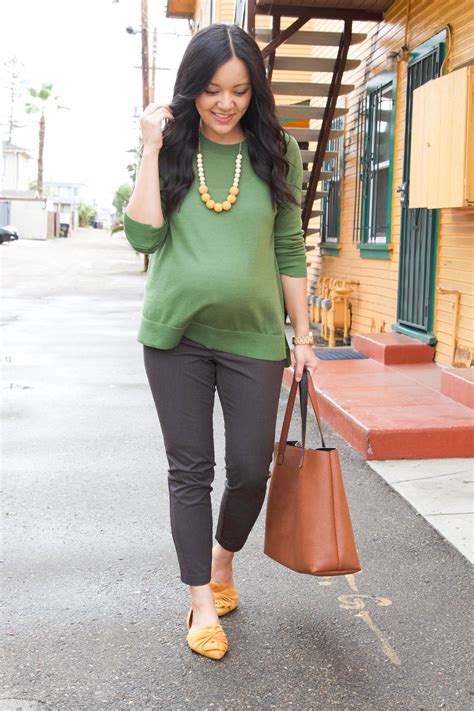 4 Easy Tips To Take A Top From Work To Play Casual Maternity Outfits