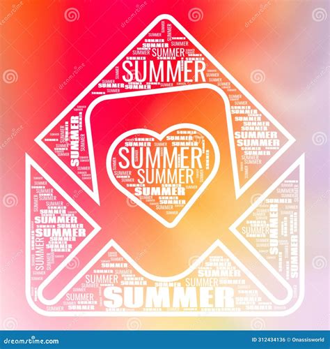 Hot Summer Cool Shapes Stock Illustration Illustration Of Shapes 312434136