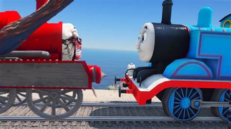 Thomas The Train Vs Choo Choo Charles Toy Train Youtube