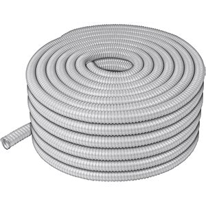 Tubo corrugado PVC U Atuplas diámetro 32mm 50m gris HEPOLUZ