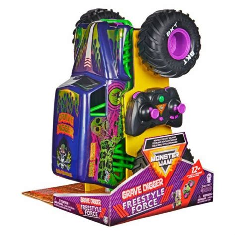 Monster Jam Freestyle Force Grave Digger Ghz Rc Remote Control