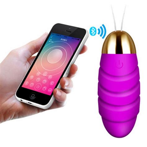 sexandtoy Vibrator Bluetooth App Babyschale multivelocità aus