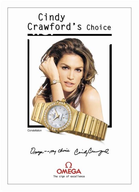 Omega And Cindy Crawford Enjoy 27 Years Of History ATimelyPerspective