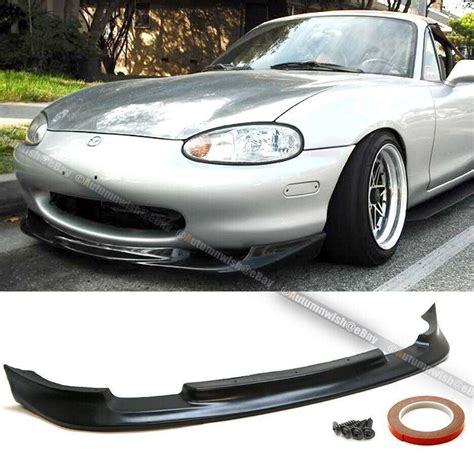 Mazda Miata Mx Gv Style Pu Front Bumper Chin Lip Body Kit Grou