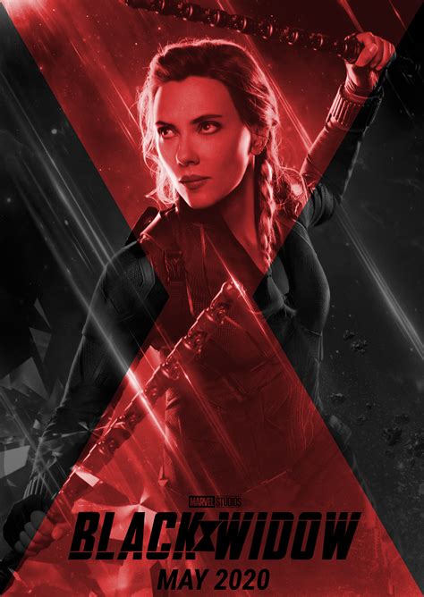 Black Widow Poster Made From Endgame Poster Rmarvelstudios