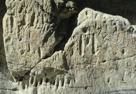 Aboriginal rock art, Carnarvon Gorge, 1980 | Queensland Historical Atlas