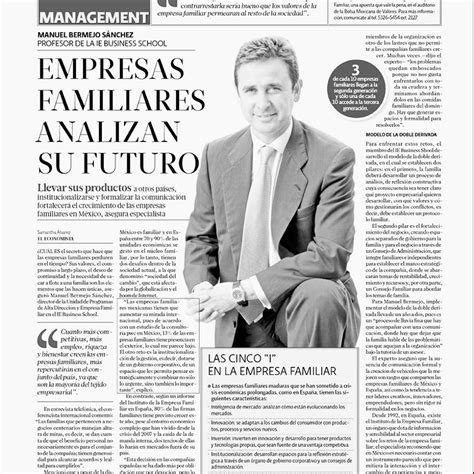 Empresas Familiares Analizan Su Futuro Manuel Bermejo