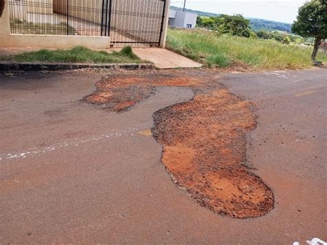 Moradores Reclamam De Buracos Nas Ruas Do Jardim Viena Em Umuarama