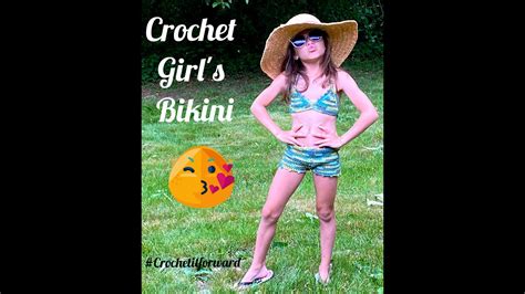 How To Crochet Girls Bikini Crochet Girls Bikini Crochet Bikini For Beginners Bikini