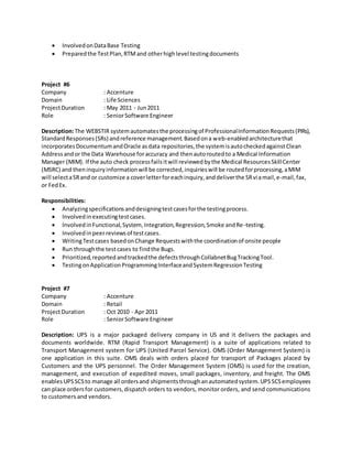 Resume Manual Testing Exp Years Pdf