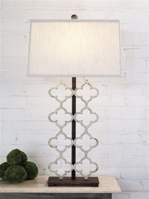 Quatrefoil Table Lamp Handcrafted Table Lamp Ferro Designs