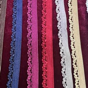 Mm Lingerie Elastic Elastic Lace Trim For Underwear Ric Rac Elastic Knicker Elastic Frill