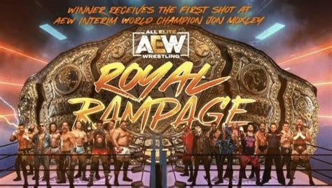 AEW Rampage To Feature Royal Rampage No 1 Contender Match More