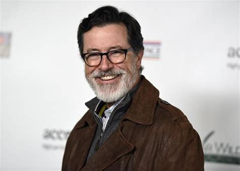 Stephen Colbert Debuts Colbeard Santa Monica California February