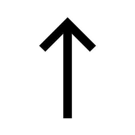 Long Arrow Alt Up Solid Vector Svg Icon Svg Repo