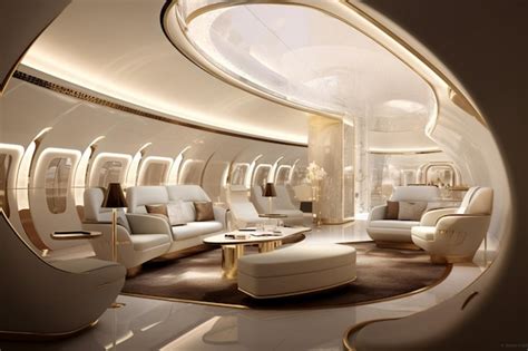 Premium AI Image | luxury plane design