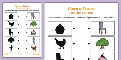 Jogo Das Sombras Para Imprimir