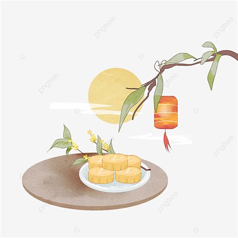 Mid Autumn Moon Hd Transparent Mid Autumn Moon Cake Mid Autumn