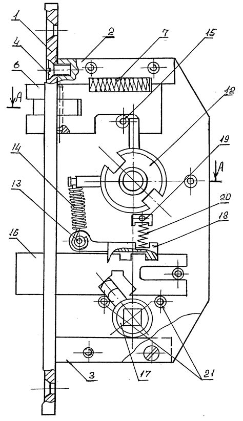 RU3455U1 - Устройство для запирания вагонных дверей - Google Patents