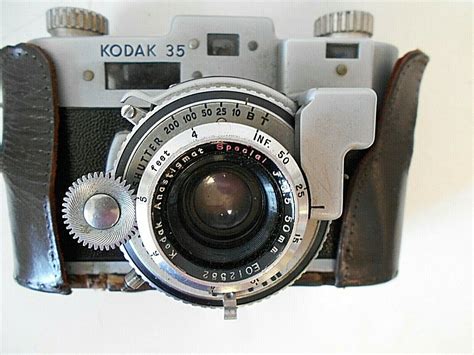 Vintage Kodak 35 Film Camera Wanastigmat Special F35 50mm Lens