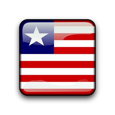 Liberia Flag Icon transparent PNG - StickPNG