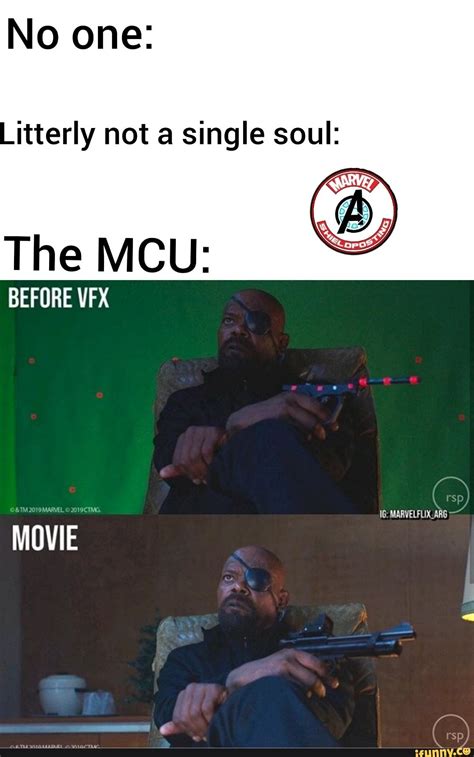 No One Litterly Not A Single Soul Before Vfx Ifunny Marvel Jokes