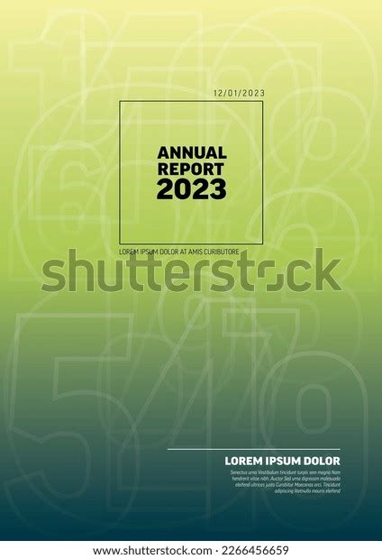 Vector Green Abstract Annual Report Cover Stock Vector Royalty Free 2266456659 Shutterstock