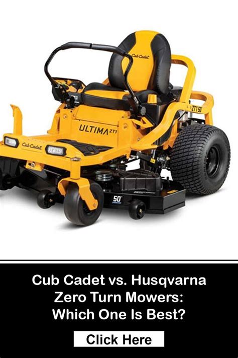 Cub Cadet Vs Husqvarna Zero Turn Mowers Which One Is Best Artofit