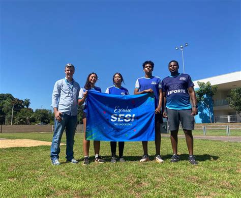 Três atletas da Escola Sesi Três Lagoas são convocados para os Jogos