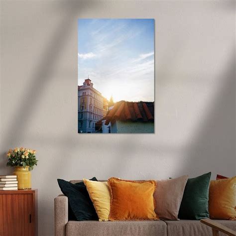 Ruw Praag City Trip Van Laura Slaa Op Canvas Behang En Meer Behang