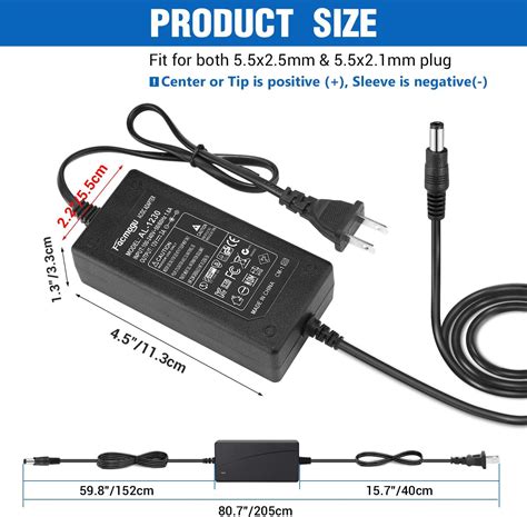 Facmogu Ac To Dc Power Adapter 12v 3a 36w With India Ubuy