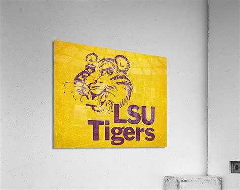 Retro Seventies LSU Tiger Art - Row One Brand