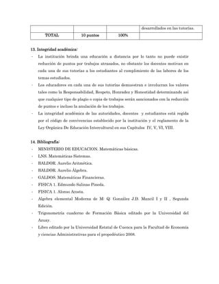 P C A Tercer año de Bachillerato PDF Descarga Gratuita