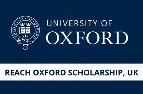 Reach Oxford Scholarship 2023 - Youth Opportunities