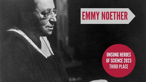 Emmy Noether Unsung Heroes Of Science 2023 Youtube