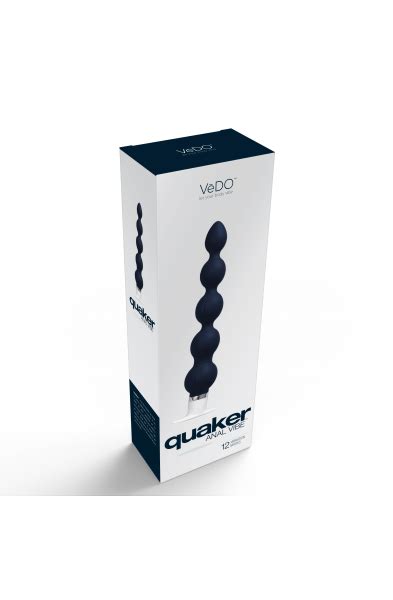 Quaker Anal Vibe Just Black Vi P Blk