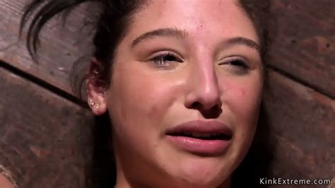 Hogtied Brunette Hot Ass Whipped