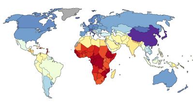 La Mappa Del Quoziente Intellettivo Nel Mondo E Il Q I Medio Degli