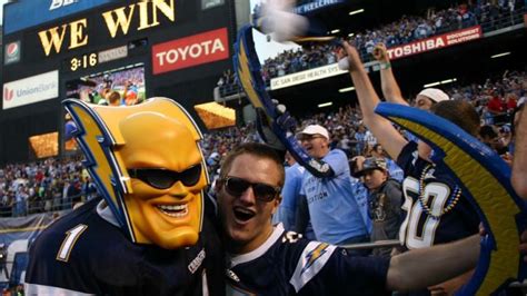 Boltman Asks Fans Time To Pull Plug On Chargers Mascot Times Of San