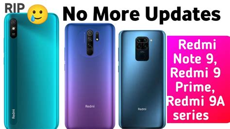 No More Miui Updates For Redmi Note 9 9 Prime Poco M2 Redmi 9A