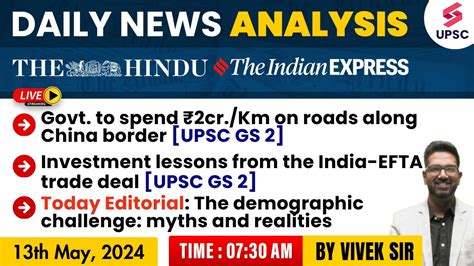 Th May Daily Newspaper Analysis The Hindu Indian Express