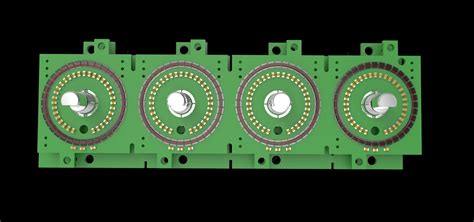 4x1 Breakable WS2812c RGB LED Ring Rotary Encoder PCB Products And