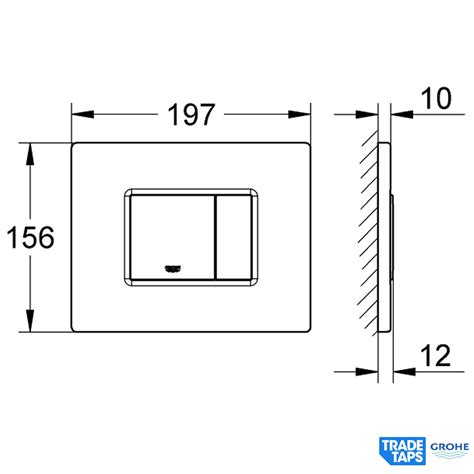 Grohe Frame Rapid Sl Set Wall Hung Toilet M Dual