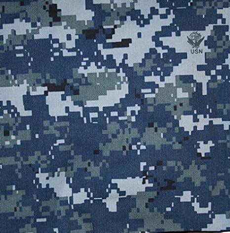 Amazon US Navy NWU Digital Blue Nyco Twill 65 Camouflage Fabric