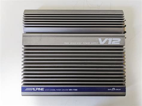 ALPINE MRV F300 4 Channel Digital Power Amplifier EBay